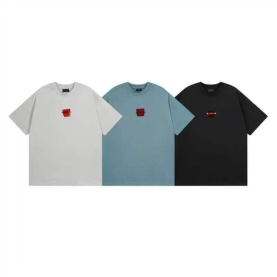 BALENCIAGA 발렌시아가 3236 테이프 커버 로고 반팔