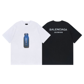BALENCIAGA 발렌시아가 23115 워터 로고 반팔