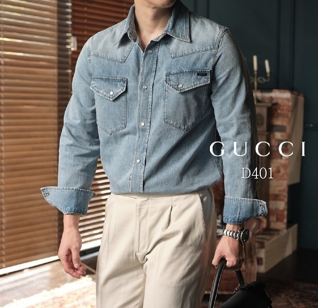 GUCCI 구찌 GG 청셔츠 2COLOR