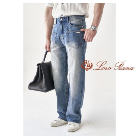 LOROPIANA 로로피아나 포인트 일자핏 팬츠 2COLOR