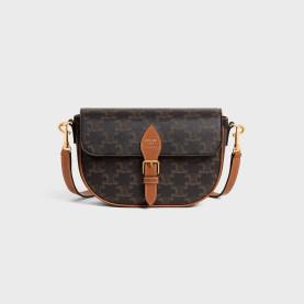 ●실사● 셀린느 트리옹프 캔버스 폴코 숄더백