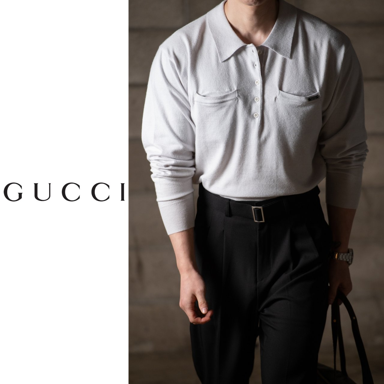 GUCCI 구찌 포엘 오버 카라니트 3COLOR