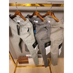 STONE ISLAND 스톤아일랜드 삼각 워싱 카고팬츠
