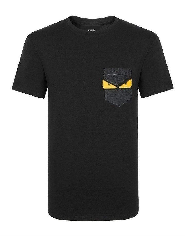 FENDI 펜디 가슴포켓  반팔티 2COLOR