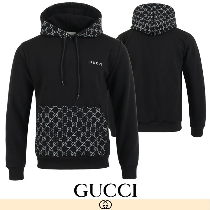 GUCCI 구찌 포인트 전판 나염 후드