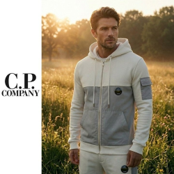 C.P COMPANY C.P컴퍼니 다이애그널 렌즈 후드 팬츠세트 2COLOR