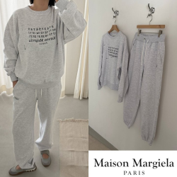 MAISON MARGIELA 메종마르지엘라 빈티지 로고 나염 오버핏 MTM 셋업