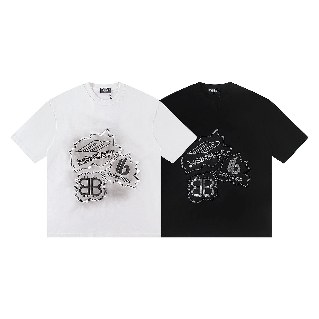 BALENCIAGA 발렌시아가 6338 멀티 시그니처 반팔