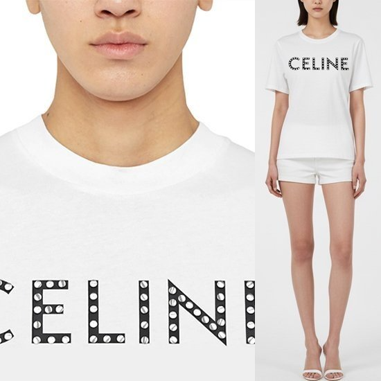 CELINE 셀린느 스터드로고 반팔 2COLOR