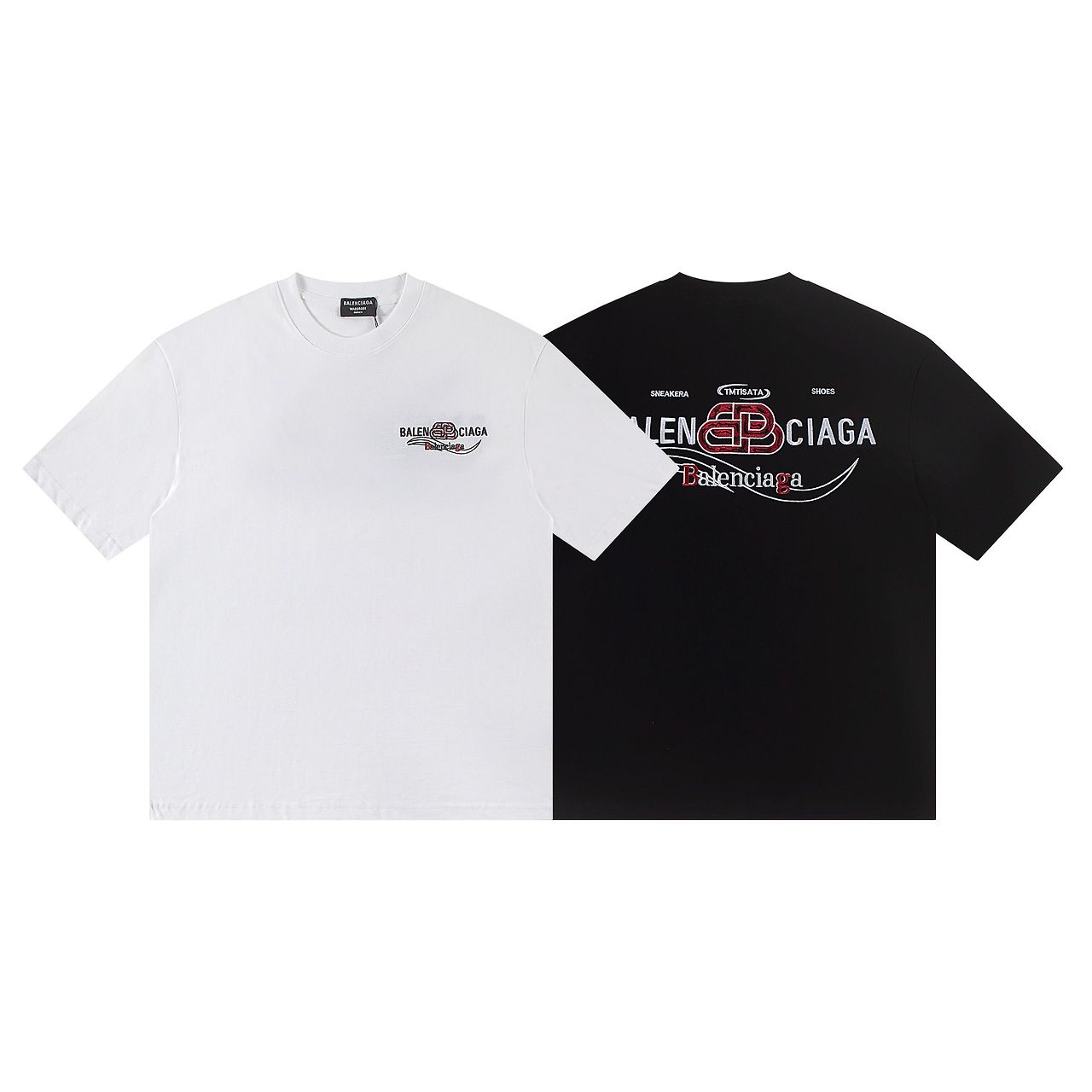 BALENCIAGA 발렌시아가 6574 멀티 아이콘 로고 반팔