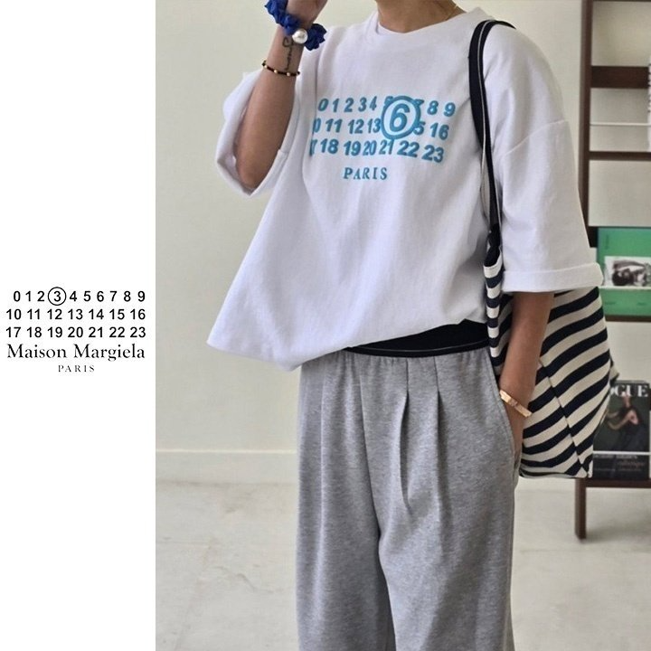 MAISON MARGIELA 메종마르지엘라 7부 박스티 3COLOR