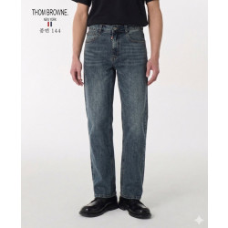THOM BROWNE 톰브라운 슬림 일자 청바지(144)