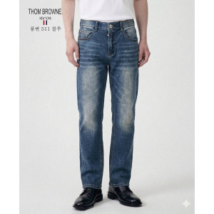 THOM BROWNE 톰브라운 쿨 슬림 일자 청바지(511)