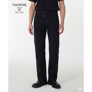 THOM BROWNE 톰브라운 슬림 일자 청바지(805)