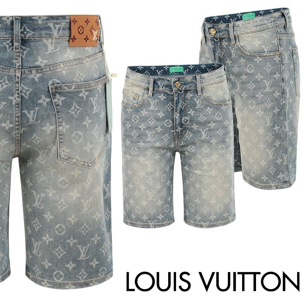 LOUIS VUITTON 루이비통 모노그램 페인트 하프 팬츠