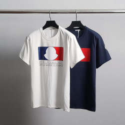 MONCLER 몽클레어 삼색프린팅 코튼 반팔티