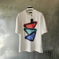 PRADA 프라다 트리플 로고 티셔츠 2COLOR