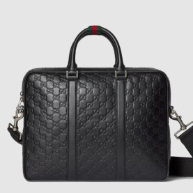 GUCCI 구찌 엠블럼 대형 서류 가방 850222