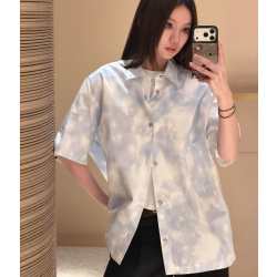 LOUIS VUITTON 루이비통 64246 다미에 스프레드 반팔 셔츠