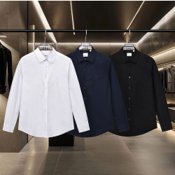 BURBERRY 버버리 64226 톤온톤 TB 자수 로고 셔츠 3COLOR
